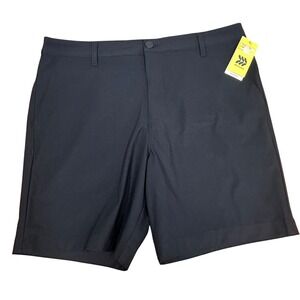 All in Motion Mens 36 Black 8 Inch Inseam Golf Shorts Quick Dry UPF 50+